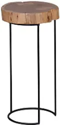 WOHNLING Beistelltisch Braun 280 x 280 x 550 mm