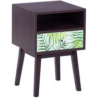 Beliani Nachttisch, Rodes 40 x 40 x 61 cm