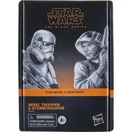 Hasbro Star Wars Episode IV Black Series Rebel Trooper & Stormtrooper 15 cm