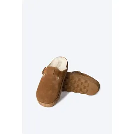 ROHDE Damen, Frauen, Hausschuhe,warm gefüttert,verbandschuhe,therapieschuhe,Klett-Hausschuhe,Cuoio,40 EU / 6.5 UK - 40 EU