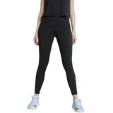 Puma Cloudspun Soft High-Waist Fleece Leggings Damen 51 black-white XL