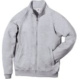 FRUIT OF THE LOOM Sweatjacke, aus Baumwollmischung, grau