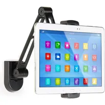 TECHLY Tablet Wand Halter für Tablets und iPads, 4,7”-12,9” Schwarz