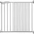 DOLLE Treppenschutzgitter Lars 74,4-113 cm grau