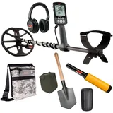 Minelab Metalldetektor Equinox 800 Multifrequenz Komplettset grau|schwarz