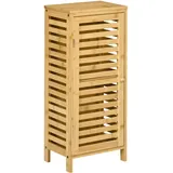kleankin Badschrank Badezimmerschrank 30 x 70 x 19,9 cm Braun