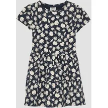 s.Oliver Stufenkleid mit All-over-Print - blau|mehrfarbig - 110