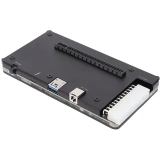Zunate Externe Grafikkartendock, EGPU -Gehäuse USB4.0 ATX 24Pin PCIE -Anfall für Thunderbolt 4 Grafikkarten -Dock EGPU -Gehäuse Kompatibel mit PCIE X4 Thunderbolt 3/4