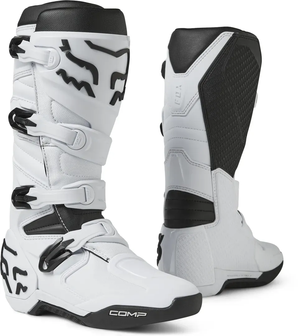 FOX Comp Motocross Stiefel, schwarz-weiss, Größe 43 für Männer