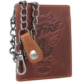 GREENBURRY Racing Collection Richmond Geldbörse Herren Leder RFID braun