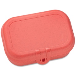 Koziol Lunchbox PASCAL S, spülmaschinengeeignet, Hochwertige Brotdose für den täglichen Gebrauch auf der Arbeit, Farbe: koralle