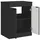 vidaXL Badezimmerschrank Schwarz 54 x 41 x 70 cm