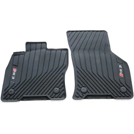 Audi 8Y1061221B041 Gummi Fußmatten Premium Allwettermatten 2X Gummimatten vorn, schwarz, mit RS3 Schriftzug, Nicht für Mild-Hybrid (MHEV)