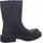 Camper Stiefel Biker-Bootie Schlupfstiefel schwarz Leder - Schwarz