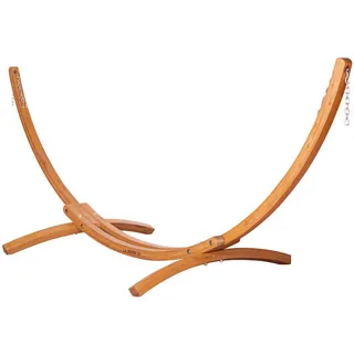 La Siesta Hängemattengestell Maera Kingsize Holz Grün Eukalyptus 425 cm