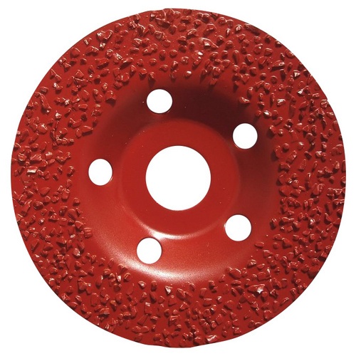 TOROFLEX Schleifteller, Innendurchmesser: 22,23 mm, für: Winkelschleifer - rot