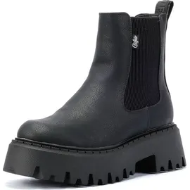 Buffalo Aspen Chelsea Damenlederstiefel In Schwarz - EUR 40 - 40 EU