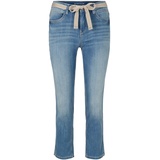 TOM TAILOR Damen Alexa Cropped Jeans, blau, Gr. 27/26