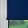 LIEDECO Seitenzugrollo Klemmfix 45 x 150 cm blau