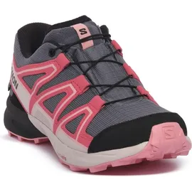 Salomon Speedcross Waterproof Kinder Grau/Blau 36