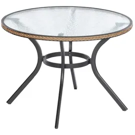Merxx Ravenna Gartentisch Ø 100 x 74 cm natur