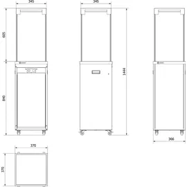 Kratki Patio Light Schwarz