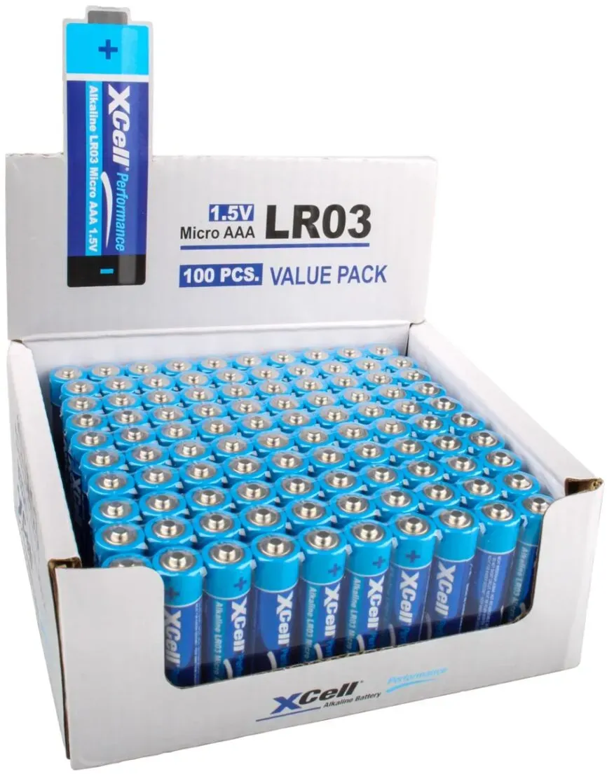 XCell 146960 Haushaltsbatterie Einwegbatterie AAA Alkali