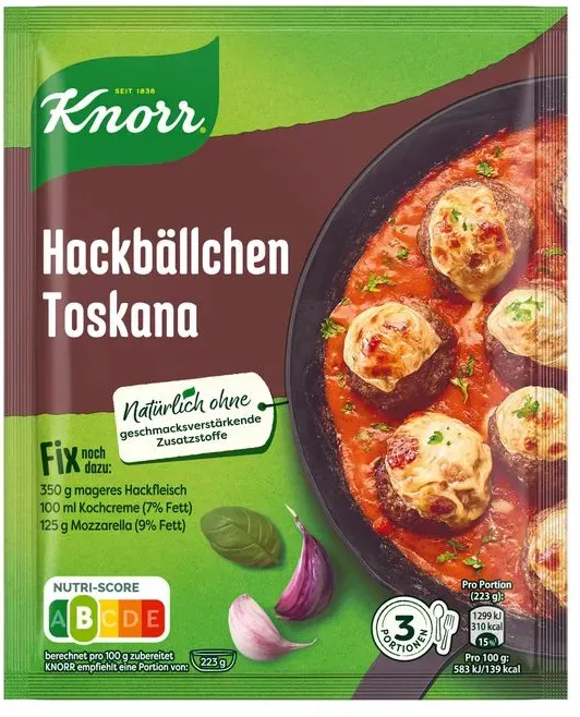 Knorr Hackbällchen Toscana