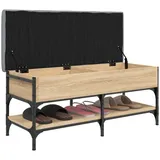 vidaXL Schuhbank Sonoma-Eiche 102x42x45 cm Holzwerkstoff