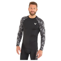 Vanucci Dark Camo Sport-Shirt schwarz unisex, S