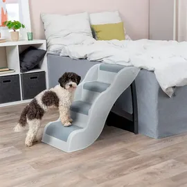 Trixie Hundetreppe 4-stufig Grau 38,5 × 60 × 79 cm