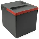 Emuca Recyclingbehälter 12 l Anthrazit