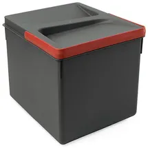 Emuca Recyclingbehälter 12 l Anthrazit