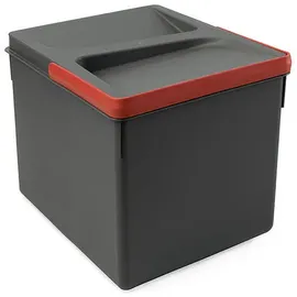 Emuca Recyclingbehälter 12 l Anthrazit