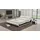 aea Luxus Leder Bett 140 x 200 cm Weiß
