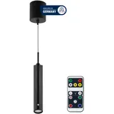 REV Ritter Akku-Pendelleuchte mit Akku ausziehbar 37 - 163 cm (7,5 cm, schwarz