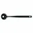 Brabantia Küchenhelfer Basic, Spaghettilöffel, Pastalöffel, Kelle in Schwarz, 365126