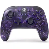 PowerA Lumectra Galactic Vortex Controller Schwarz Nintendo Switch