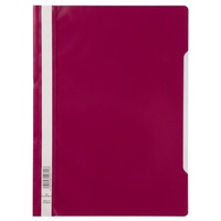 Durable Sichthefter (A4 Standard, PP) 25er Packung purpur rot,