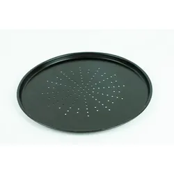 4 tlg. Pizzabackset Pizzablech Backblech Backofen Aufsteller Pizza Blech Halter