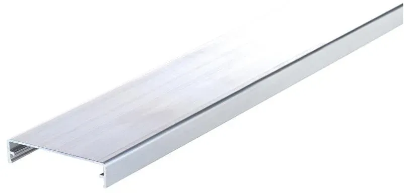 Klemmdeckel Alu pressblank - 80 mm breit 3500 mm