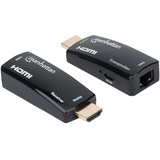 Manhattan 1080p HDMI over Ethernet Extender Kit, HDMI Extender, bis zu 60m (207539)