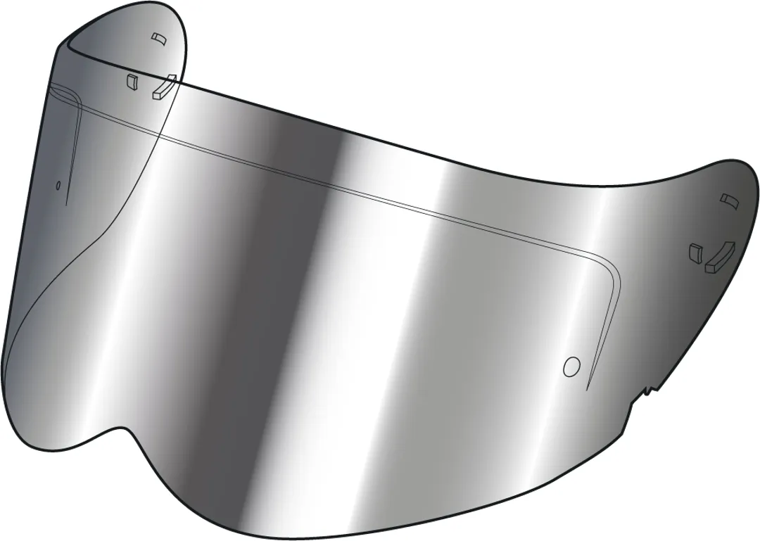 Simpson Venom Visor, zilver Voorman