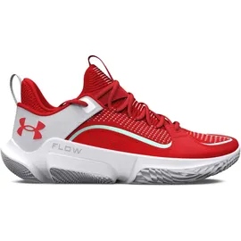 Under Armour Flow Futr X 3 Basketballschuhe rot, Größe 44 1⁄2 - red/white/red 44.5