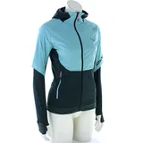 Dynafit Alpine Hybrid Damen Laufjacke-Türkis-L