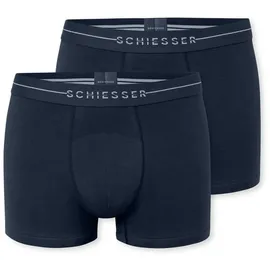 SCHIESSER Cotton Flex Boxershorts blau 9 2er Pack
