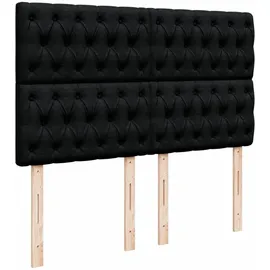 vidaXL Boxspringbett 140 x 200 cm Schwarz