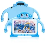 zcobro Kinder Tablet 7 Zoll Andorid Tablet für Kinder 2GB RAM+32GB ROM+128GB Erweiterbar, Kids Tablet mit Hülle HD 1024 * 600 IPS-Bildschirm Kinder-Tablets Quad Core Type-C WiFi Bluetooth (Blau)