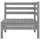 vidaXL Garten-Lounge-Set 4-tlg. grau Kiefer