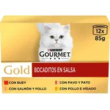 Purina Gold Gourmet Katzenfutter 12x85g 8 Einheiten - Multicolor - One Size